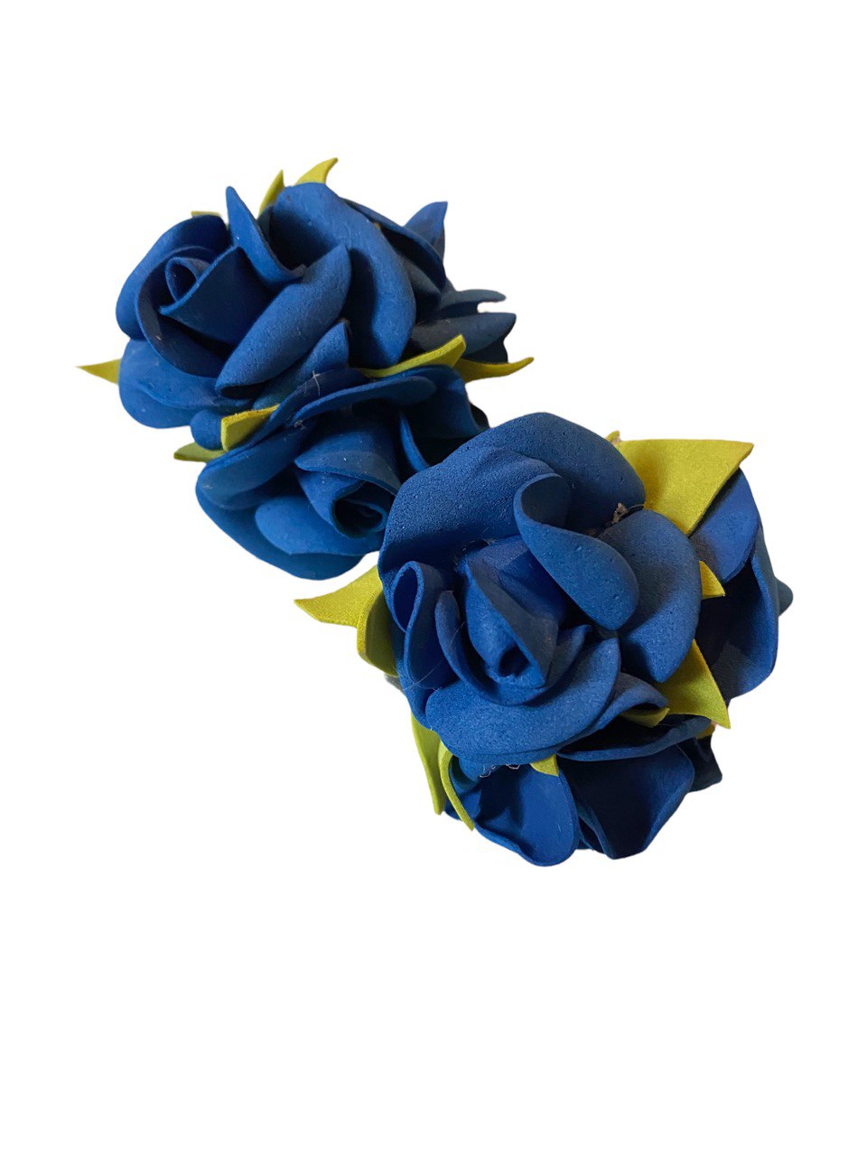 Blue Rose Hair Tie Set