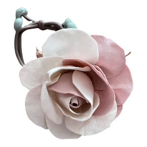 Pink Rose Hair Tie